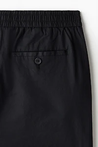 Relaxed-Fit Poplin Shorts
