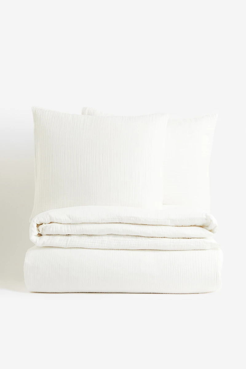 Muslin King/Queen Duvet Cover Set