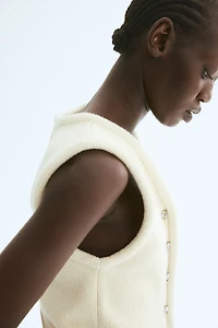 Chandail sans manches en tricot
