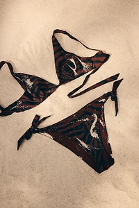 Haut de maillot triangle coussiné
