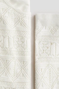 2-Piece Crochet-Look Set