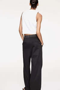 Straight-Leg Jersey Pants
