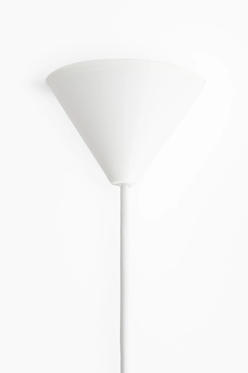 Lampe suspendue habillée de textile