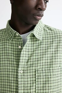 Relaxed-Fit Cotton Flannel Shirt