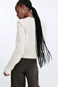 Gilet en jersey texturé