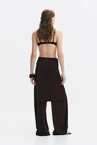Pants with Layered Skirt