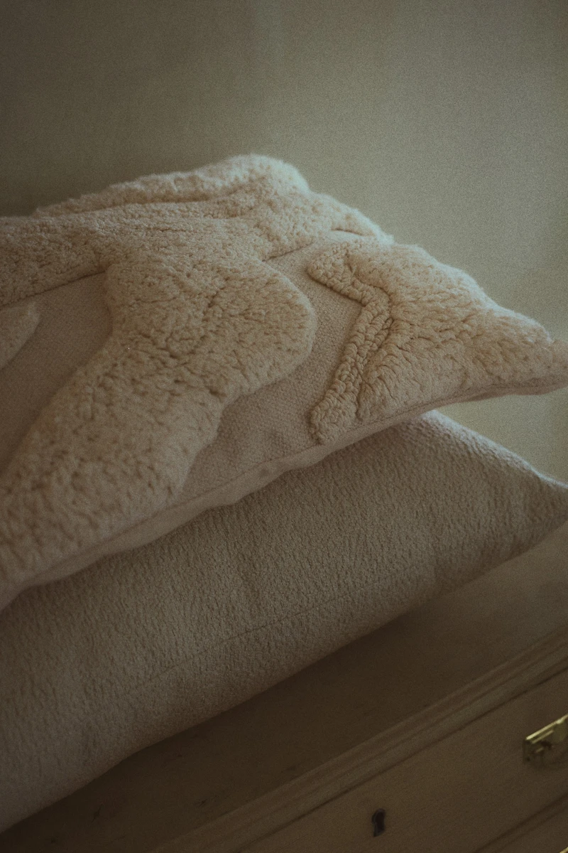 Textured-Cotton Cushion Cover