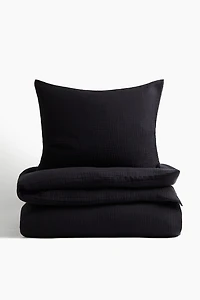 Muslin Twin Duvet Cover Set