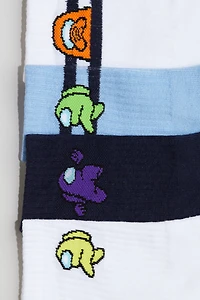 5-pack Intarsia-motif Socks