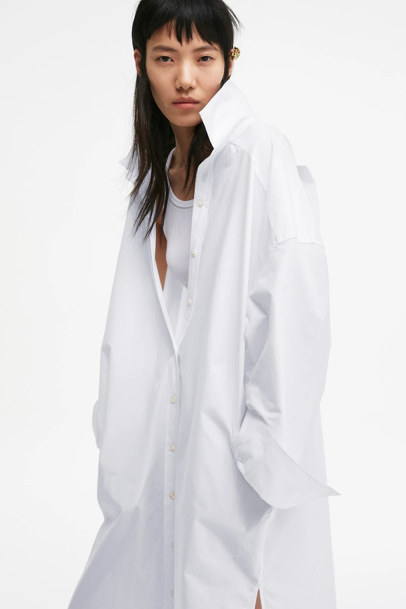 Poplin Shirt Dress