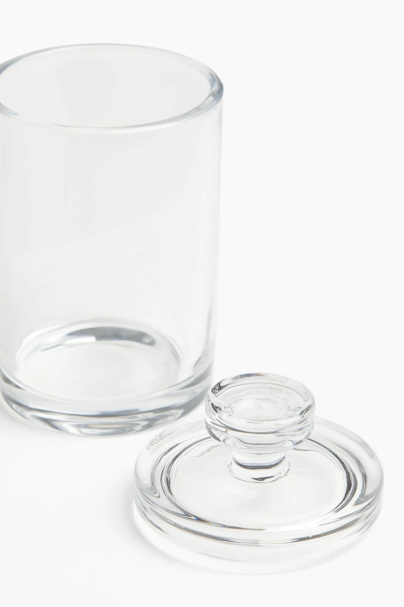 Slim Glass Jar with Lid