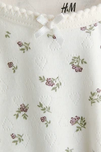 2-Pack Pointelle Cotton Bodysuits