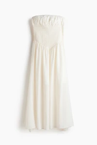 Smocked Bandeau Dress