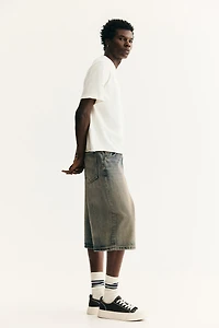 T-shirt délavé coupe classique