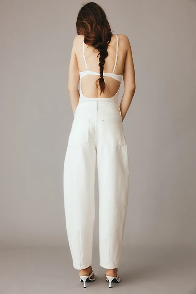 High Rise Barrel Leg Jeans