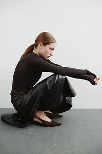 Kitten-Heeled Slingbacks