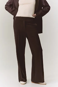 Pantalon coupe bottillon en sergé