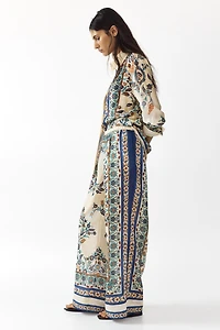 Printed Pull-On Pants