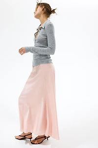 Satin Maxi Skirt