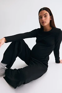 MAMA Pointelle Jersey Pajamas
