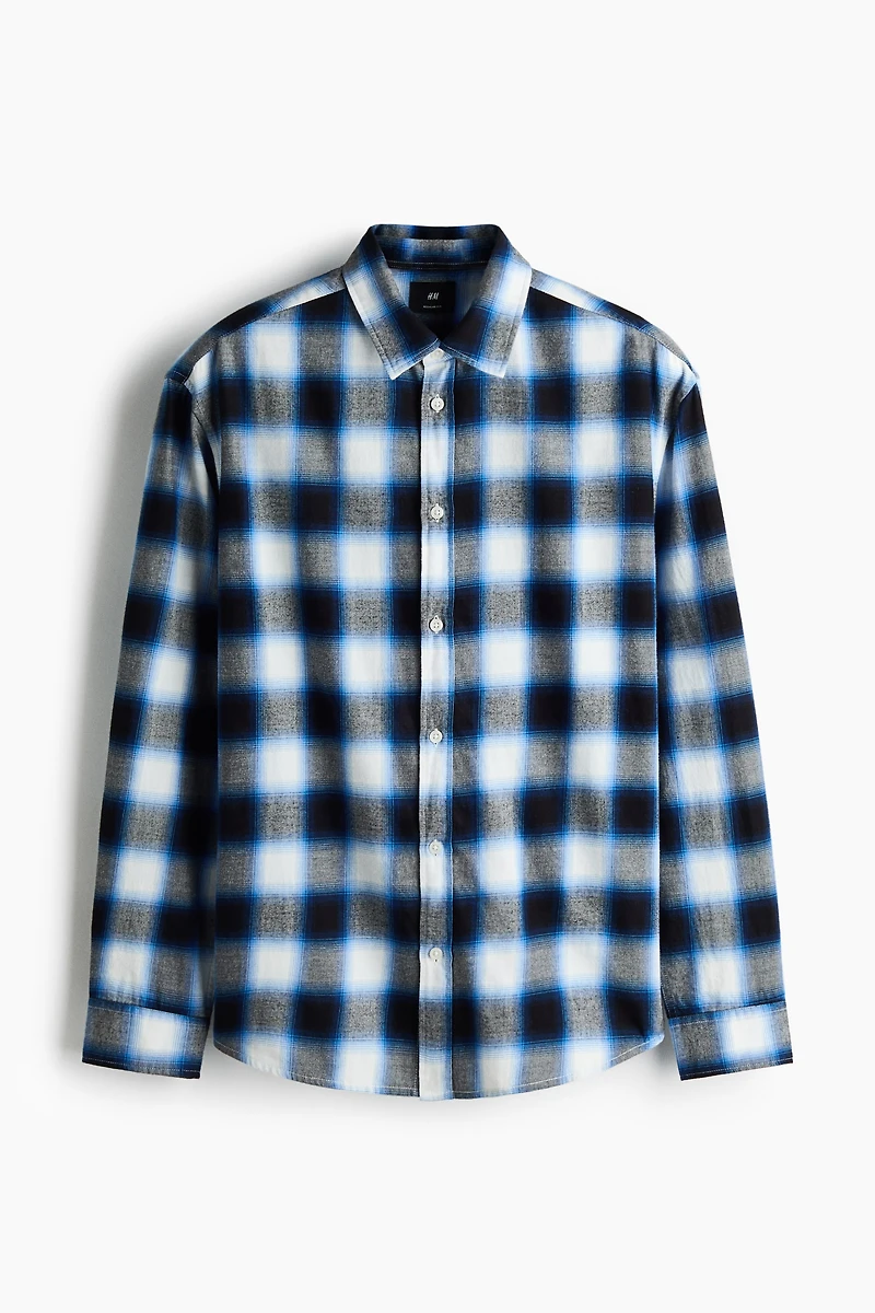 Relaxed-Fit Flannel Shirt