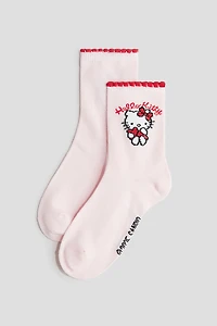 5-Pack Motif-Detail Socks