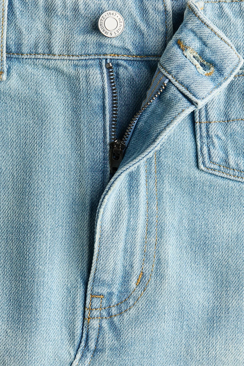 A-Line Denim Skirt