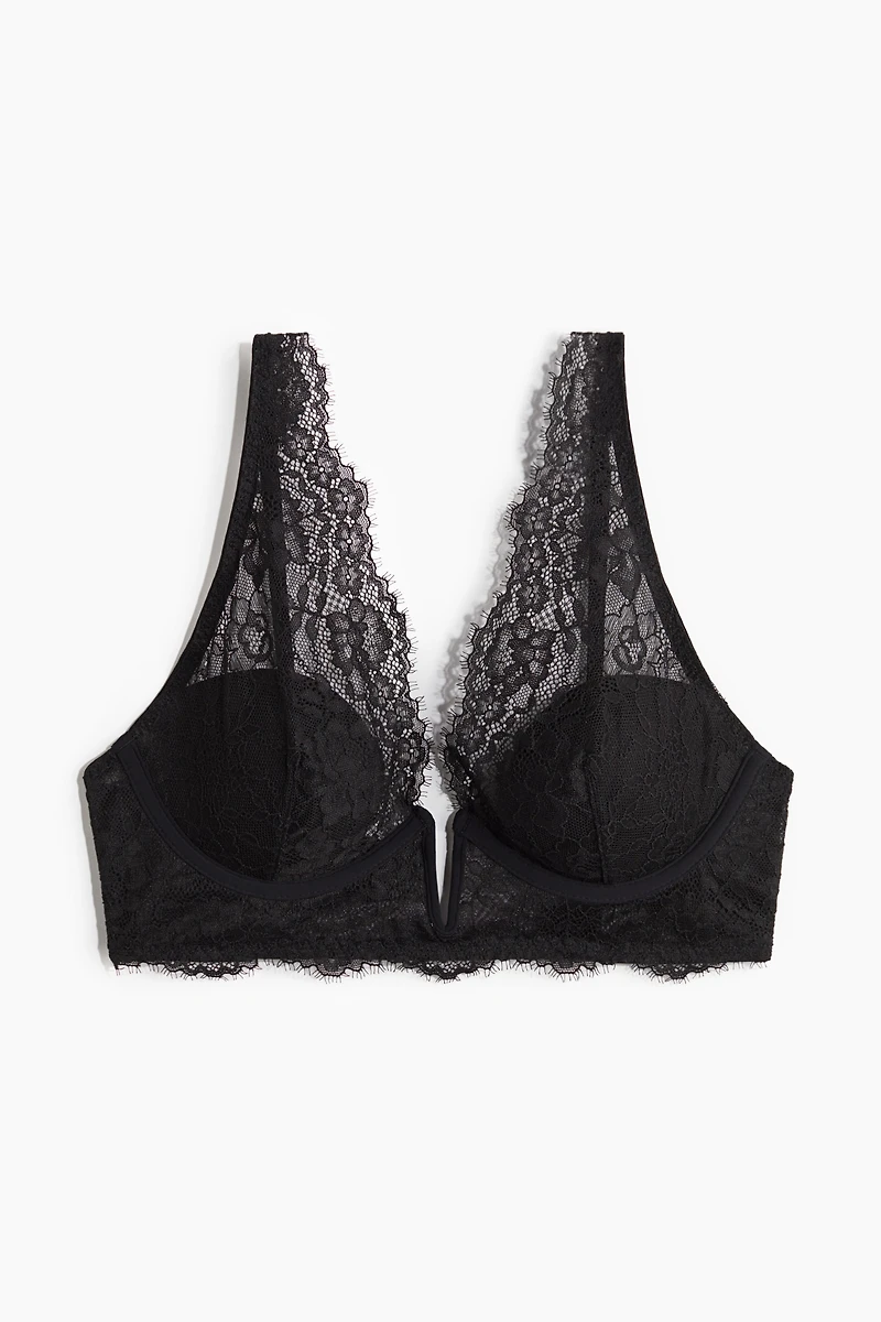 Padded Underwire Lace Bra