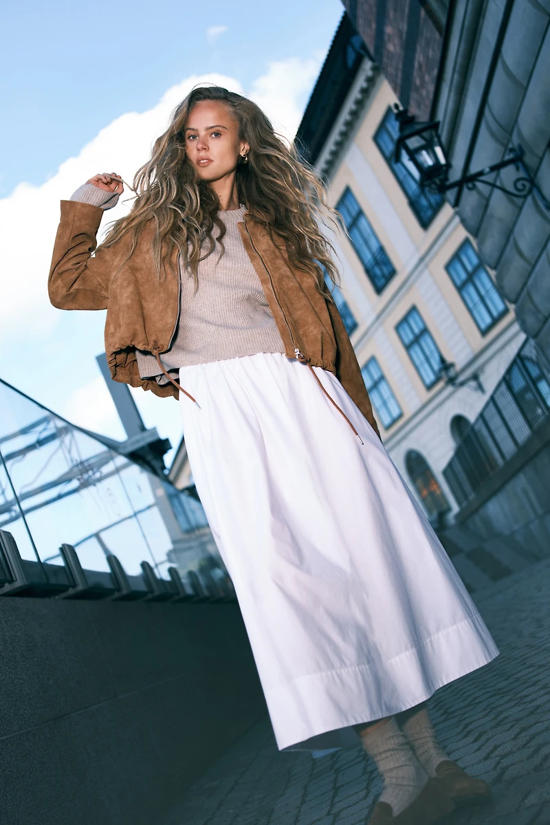 Veste en tissu gratté