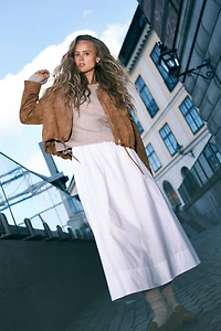 Veste en tissu gratté