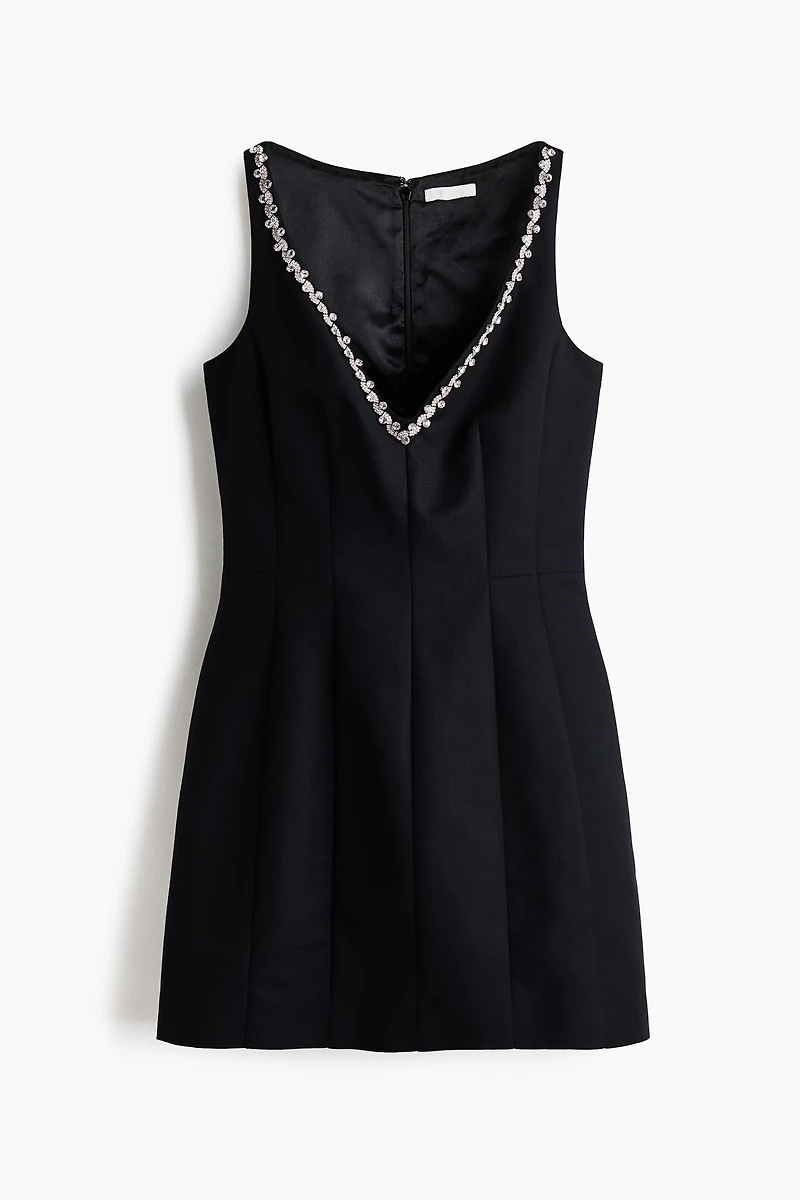 Rhinestone-Embellished Dress