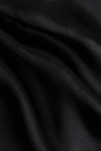 Sleeveless Scarf-Detail Dress