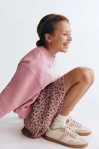 Patterned Tiered Skirt