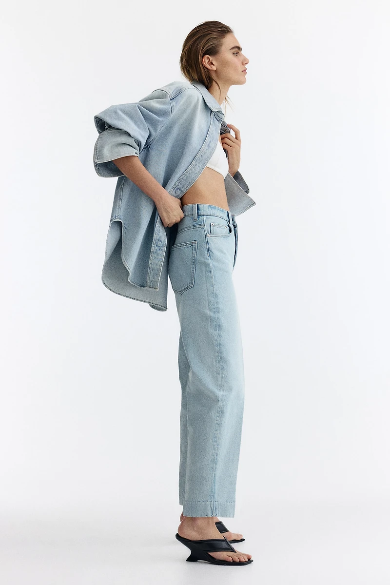 Barrel High Ankle Jeans