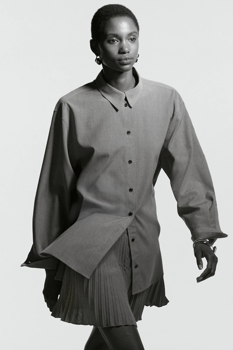 Mini jupe-short plissée