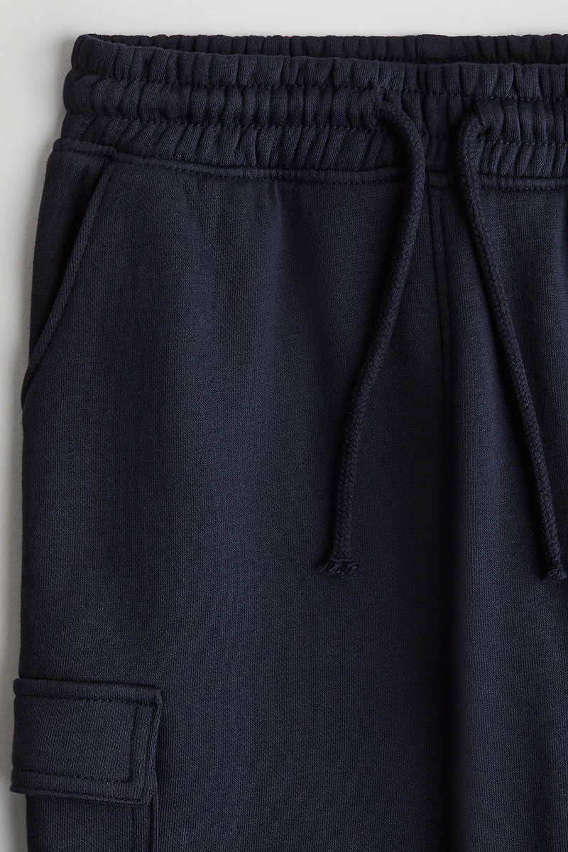 Brushed-Inside Cargo Joggers