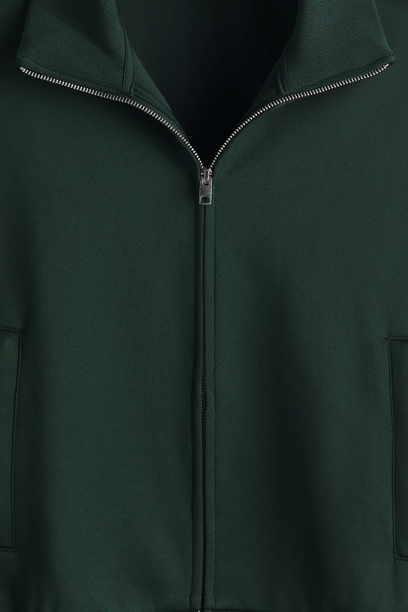 Loose-Fit Track Jacket with Side Stripes