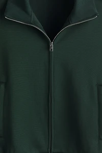 Loose-Fit Track Jacket with Side Stripes