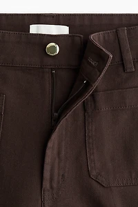 Pantalon large en sergé