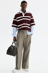 Loose-Fit Cotton Rugby Shirt