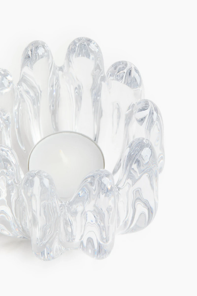 Glass Tea Light Holder