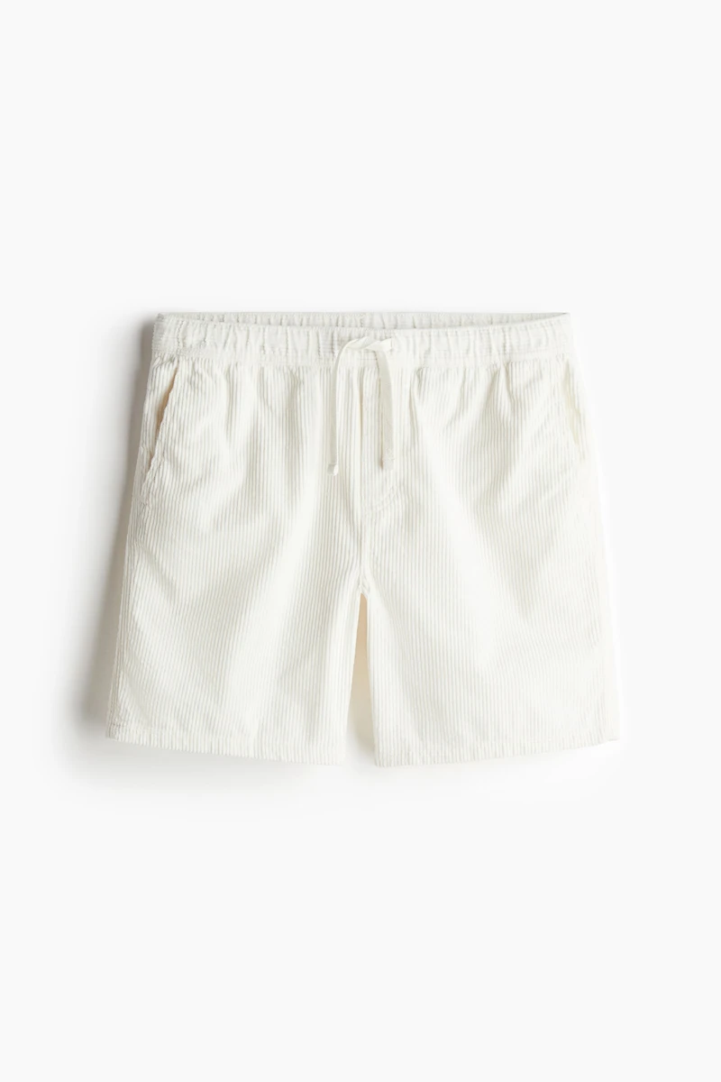 Regular Fit Corduroy Shorts