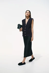 Rib-Knit Vest