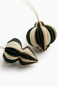 2-Pack Paper Ornaments