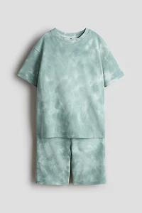 Ensemble 2 pièces en molleton imprimé