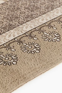 Tapis de couloir à motif