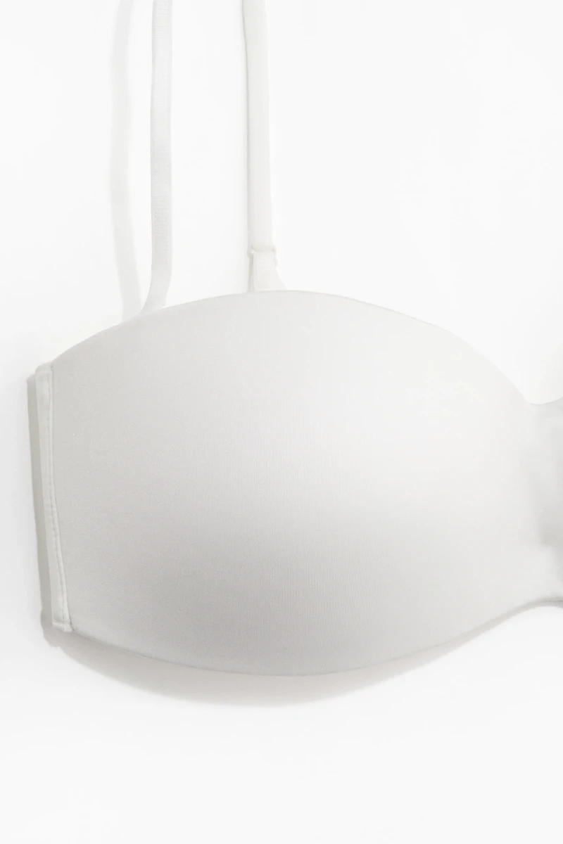 Padded Microfiber Bandeau Bra