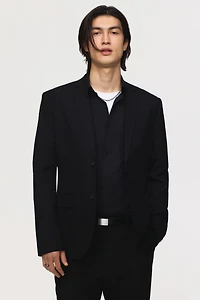 Slim-Fit Single-Breasted Jacket