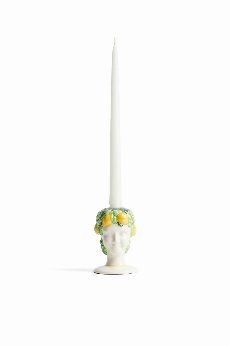 Stoneware Candleholder
