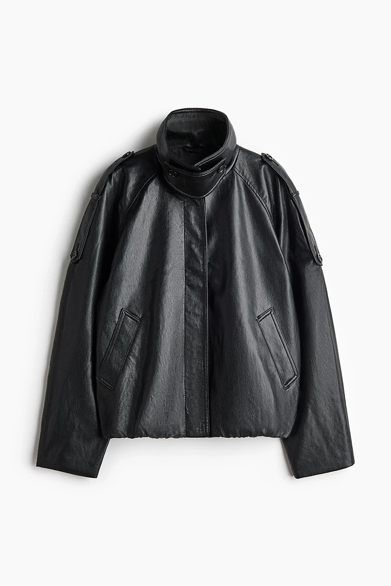 Oversized Coated Jacket